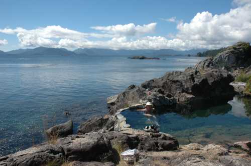 Not a bad view from Hotsprings Island