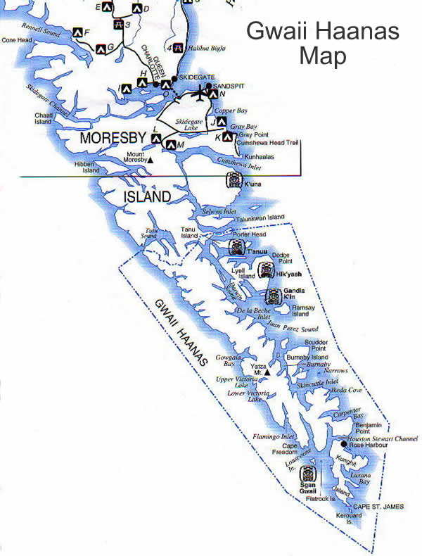 Gwaii Haanas Map